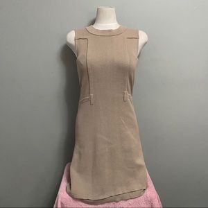 Alice and Olivia beige/camel color dress